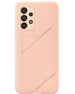 Samsung Galaxy A33 cover med plads til kort (peach)
