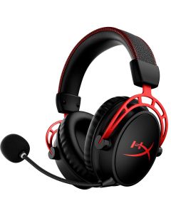 HyperX Cloud Alpha trådløse gaming høretelefoner (rød/sort)