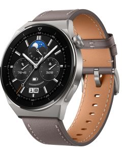 Huawei Watch GT3 Pro smartwatch 46mm (læder/grå)