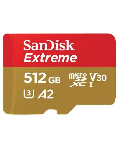 SanDisk Extreme® 512GB microSDXC UHS-I kort