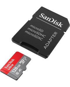 SanDisk Ultra® 128GB microSDXC UHS-I kort