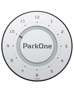 ParkOne 2 parkeringsskive - titanium sølv